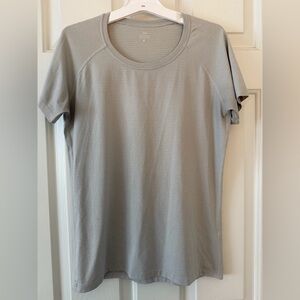Light Gray Short Sleeve Performance Tee